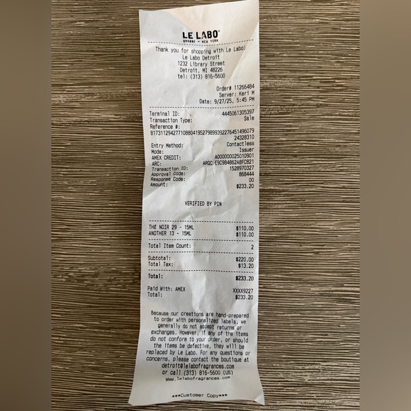Le Labo Thé Noir 29 - Picture 4 of 4